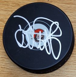 Autographed DANIEL ALFREDSSON Ottawa Senators Hockey Puck