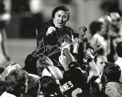Autographed TOM FLORES 8X10 Oakland Raiders photo