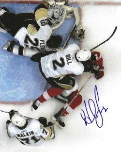 Autographed HAL GILL 8X10 Pittsburgh Penguins Photo