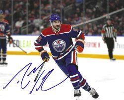 Autographed ADAM HENRIQUE 8X10 Edmonton Oilers Photo