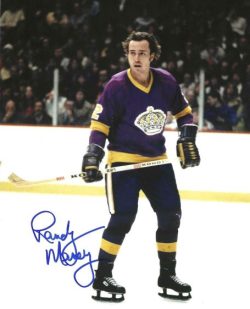 Autographed RANDY MANERY 8x10 Los Angeles Kings Photo