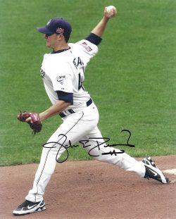 AUTOGRAPHED JAKE PEAVY 8X10 San Diego Padres photo