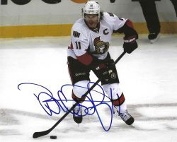 Autographed DANIEL ALFREDSSON 8X10 Ottawa Senators photo