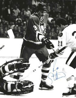 Autographed RON STACKHOUSE 8X10 Pittsburgh Penguins Photo