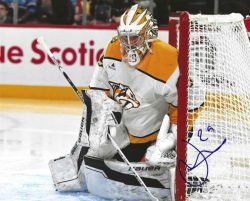Autographed JUSTUS ANNUNEN 8x10 Nashville Predators Photo