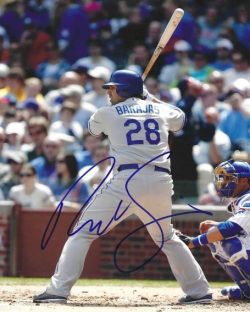 AUTOGRAPHED ROD BARAJAS 8X10 Los Angeles Dodgers photo