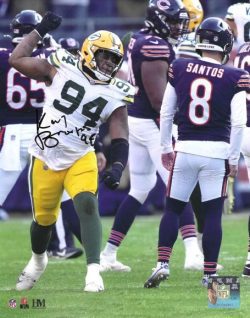 Autographed KARL BROOKS 8x10 Green Bay Packers Photo
