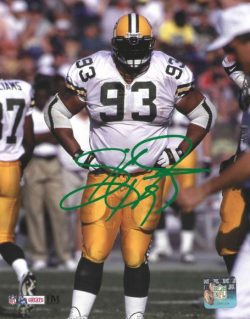 Autographed GILBERT BROWN 8x10 Green Bay Packers Photo