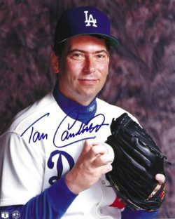 AUTOGRAPHED TOM CANDIOTTI 8x10 Los Angeles Dodgers photo