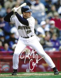 AUTOGRAPHED JEFF CIRILLO 8X10 Milwaukee Brewers photo