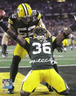 Autographed NICK COLLINS 8x10 Green Bay Packers Photo