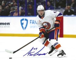Autographed ANTHONY DEANGELO 8X10 New York Islanders Photo