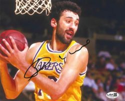 Autographed VLADE DIVAC 8x10 Los Angeles Lakers Photo JSA
