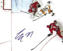 Autographed LUKE EVANGELISTA 8x10 Nashville Predators Photo