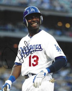 AUTOGRAPHED ORLANDO HUDSON 8X10 Los Angeles Dodgers Photo