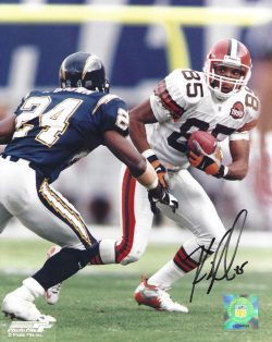 Autographed KEVIN JOHNSON 8X10 Cleveland Browns Photo