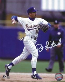 AUTOGRAPHED PAT LISTACH 8x10 Milwaukee Brewers Photo