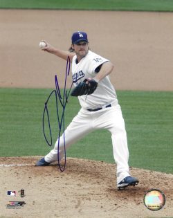 AUTOGRAPHED DEREK LOWE 8X10 Los Angeles Dodgers photo