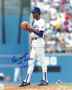 AUTOGRAPHED Ramon Martinez "No Hitter 7/14/95" 8x10 Los Angeles Dodgers photo