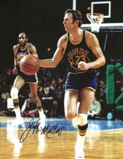 AUTOGRAPHED JEFF MULLINS 8X10 Golden State Warriors