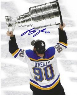 Autographed RYAN O'REILLY 8X10 St. Louis Blues Photo