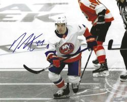 Autographed JEAN-GABRIEL PAGEAU 8X10 New York Islanders Photo