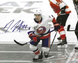 Autographed JEAN-GABRIEL PAGEAU 8X10 New York Islanders Photo