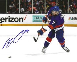 Autographed ADAM PELECH 8x10 New York Islanders Photo