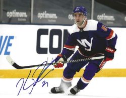 Autographed KYLE PALMIERI 8X10 New York Islanders Photo