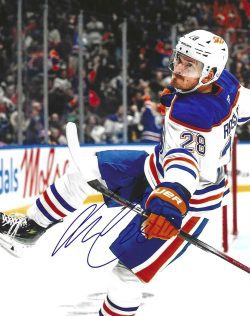 Autographed JACK ROSLOVIC 8X10 Edmonton Oilers Photo
