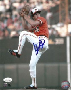 AUTOGRAPHED STEVE STONE 8X10 Baltimore Orioles Photo JSA