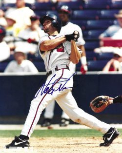 AUTOGRAPHED WALT WEISS 8X10 Atlanta Braves photo