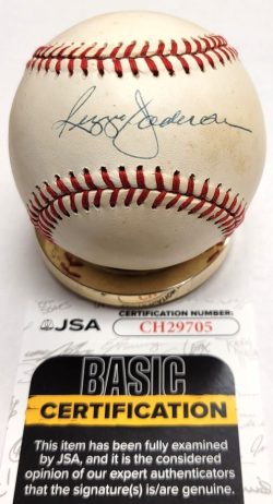 Autographed REGGIE JACKSON Official American League Baseball JSA