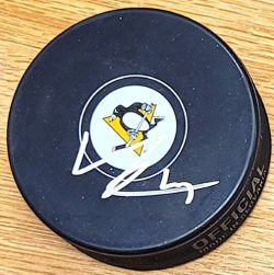 Autographed VILLE KOIVUNEN Pittsburgh Penguins Hockey Puck