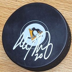 Autographed COLBY ARMSTRONG Pittsburgh Penguins Hockey Puck