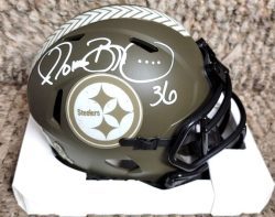 Autographed JEROME BETTIS Pittsburgh Steelers Mini Helmet Beckett