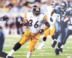 Autographed JEROME BETTIS Pittsburgh Steelers 16x20 Photo Beckett