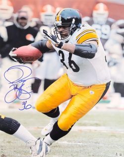 Autographed JEROME BETTIS Pittsburgh Steelers 16x20 Photo Beckett