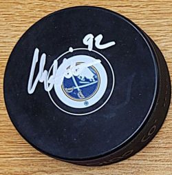 Autographed COLTEN ELLIS Buffalo Sabres Hockey Puck
