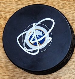 Autographed JASON ZUCKER Buffalo Sabres Hockey Puck