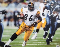 Autographed JEROME BETTIS Pittsburgh Steelers 16x20 Photo Beckett