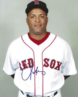 AUTOGRAPHED LUIS ALICEA 8x10 Boston Red Sox photo