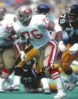 Autographed DWAINE BOARD 8x10 San Francisco 49ers Photo