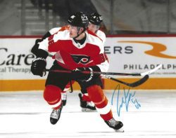 Autographed JOEL FARABEE 8X10 Philadelphia Flyers Photo