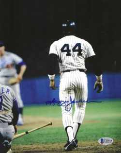 Autographed Reggie Jackson 8x10 New York Yankees Photo Beckett COA