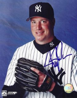 AUTOGRAPHED JEFF JUDEN 8x10 New York Yankees Photo
