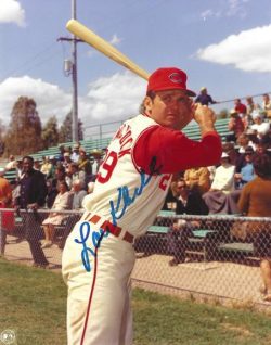 AUTOGRAPHED LOU KLIMCHOCK 8x10 Cleveland Indians Photo