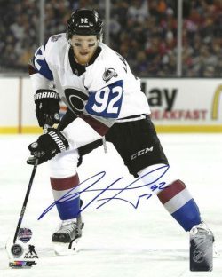 Autographed GABRIEL LANDESKOG 8X10 Colorado Avalanche Photo