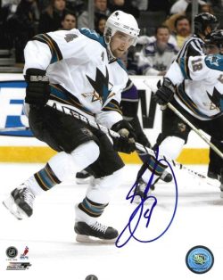 Autographed KYLE MCLAREN 8X10 San Jose Sharks photo