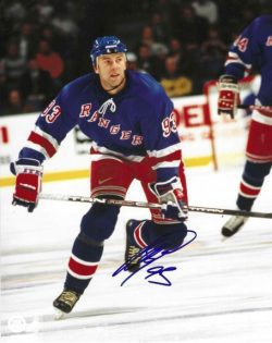 Autographed PETR NEDVED 8X10 New York Rangers Photo